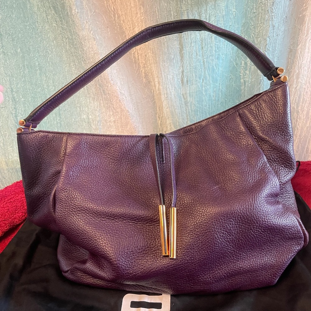PORSCHE DESIGN "LUNA BAG" purple shoulder bag